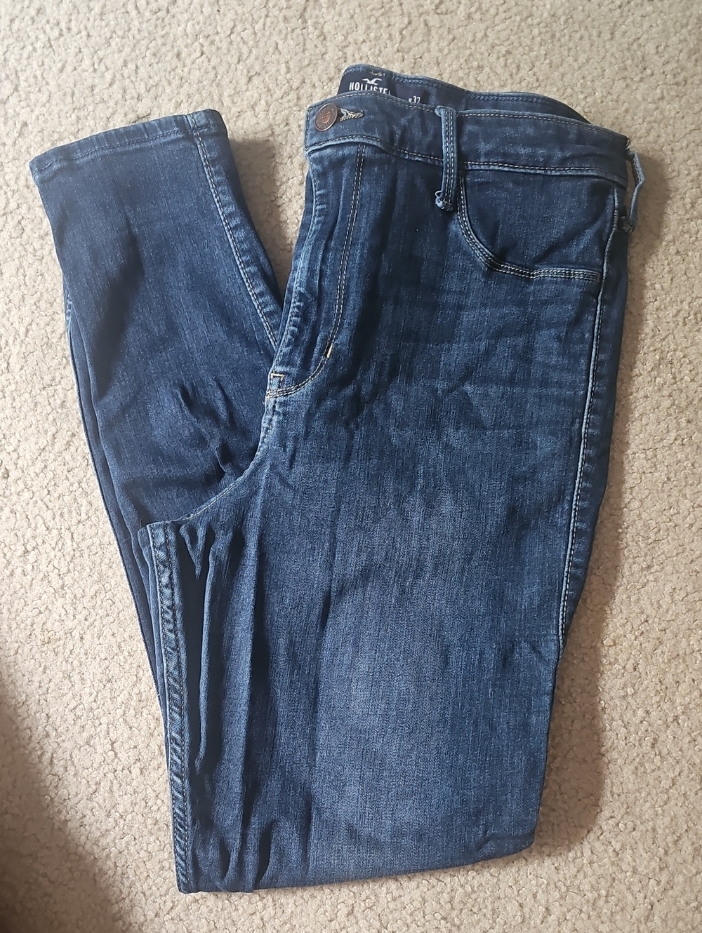 Hollister Light Blue Ultra High-Rise Jeans